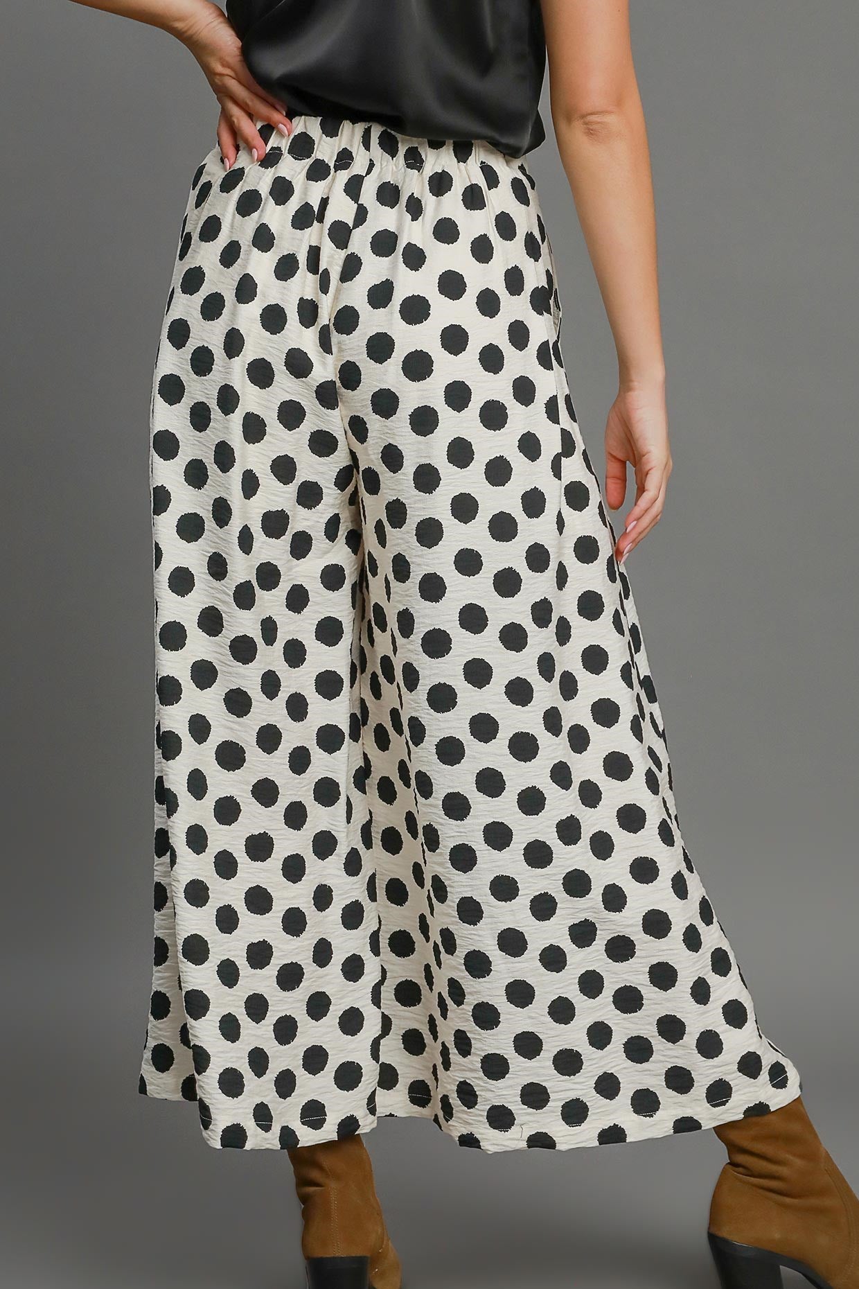 Off White Polka Dot Pant
