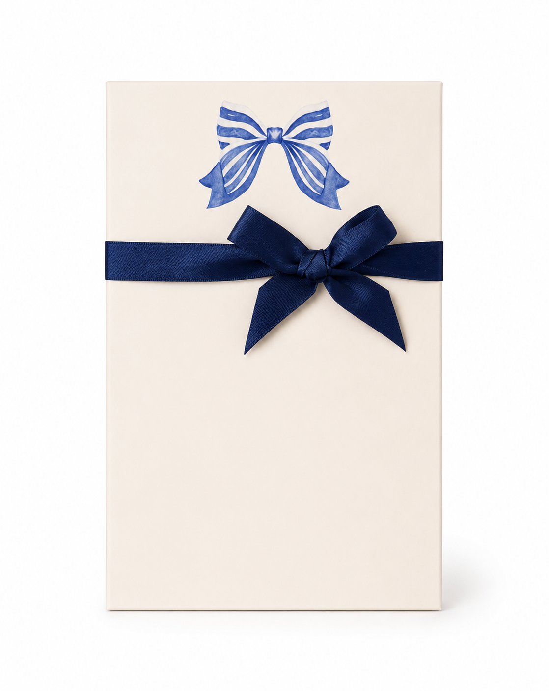 Blue Bow Notepad