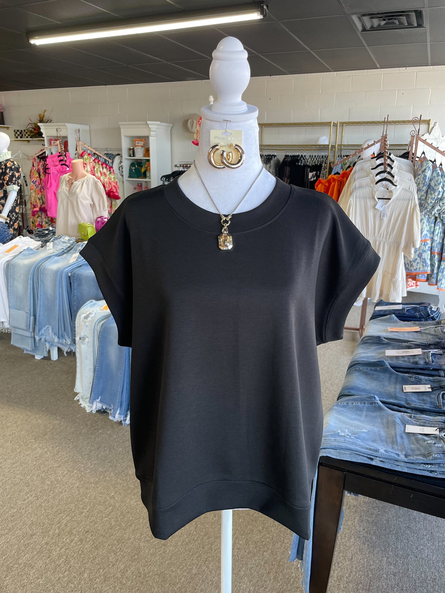 Scuba Black Top