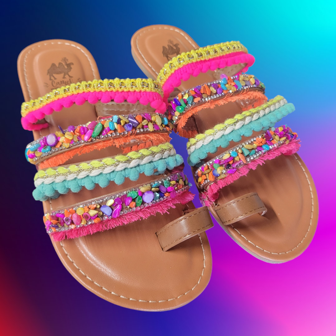 Vibrant Boho Sandal