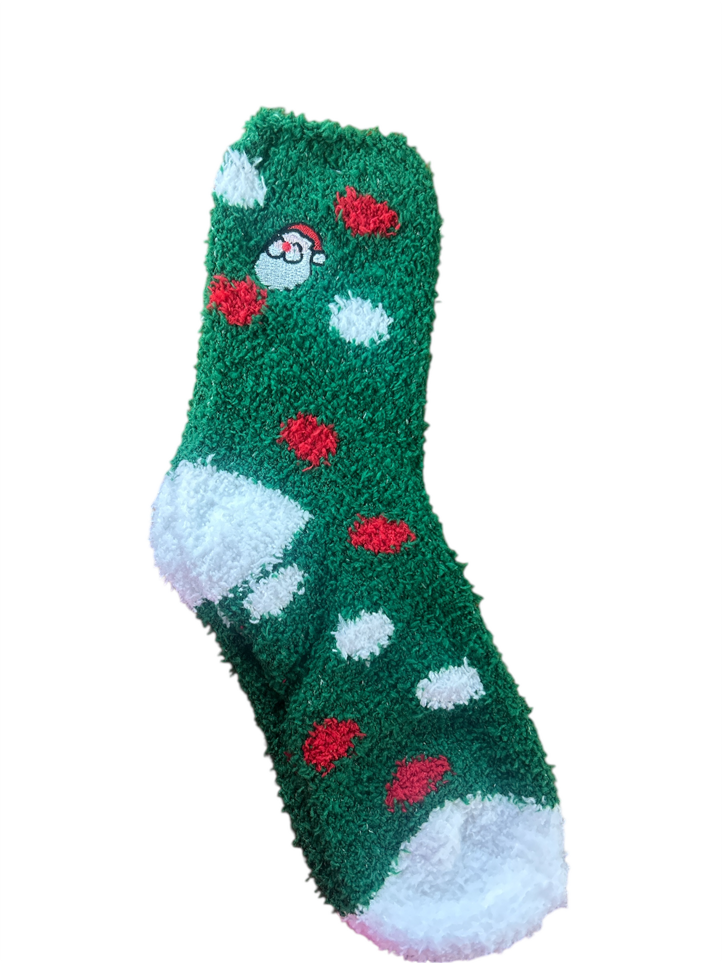 Christmas Fuzzy Sock