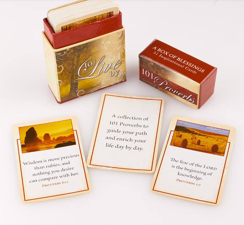 101 Proverbs to Live By Box of Blessings
