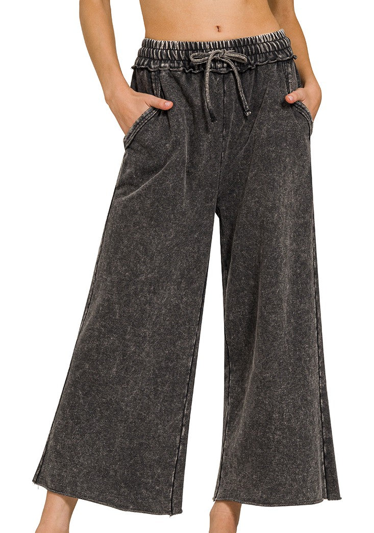 Ash Black Palazzo Pant