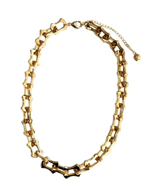 Chunky Gold Link Necklace