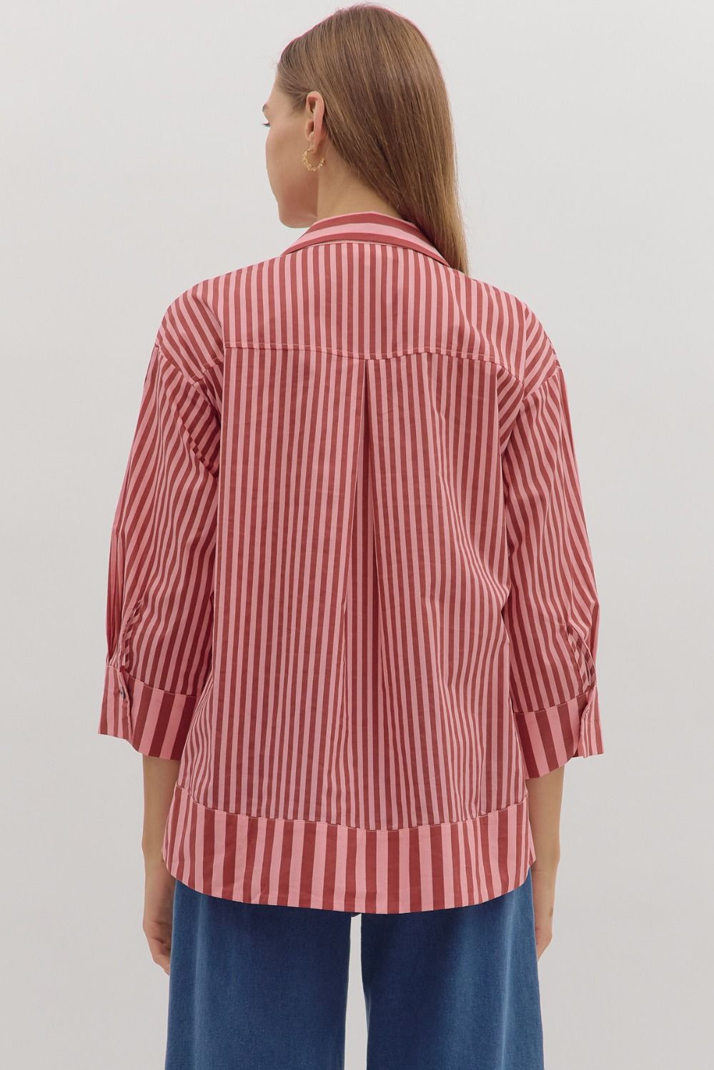 Pearl Stripped Top