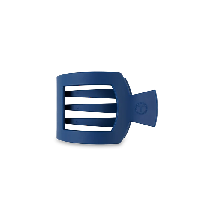 Midnight Rain Small Flat Square Hair Clip