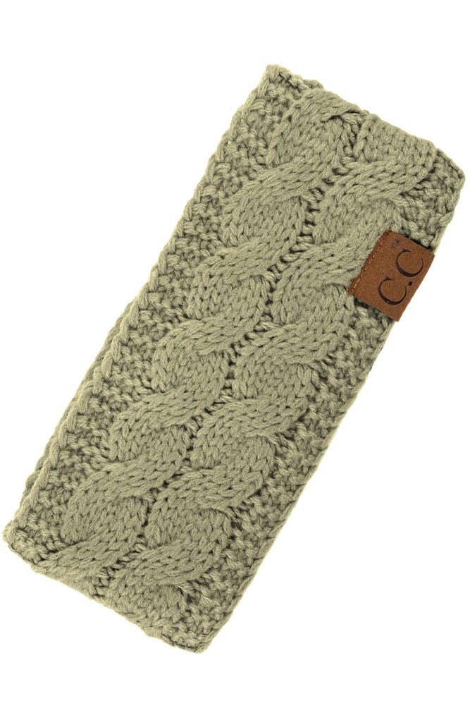 C.C Cable Knit Solid Headband