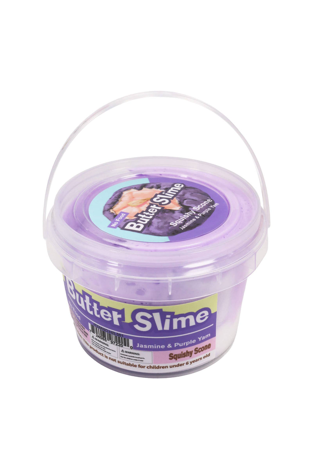 Scone Dessert Theme Multi-Tone Colorful Butter Slime Jar