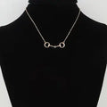 Interlocked Horseshoe Necklace