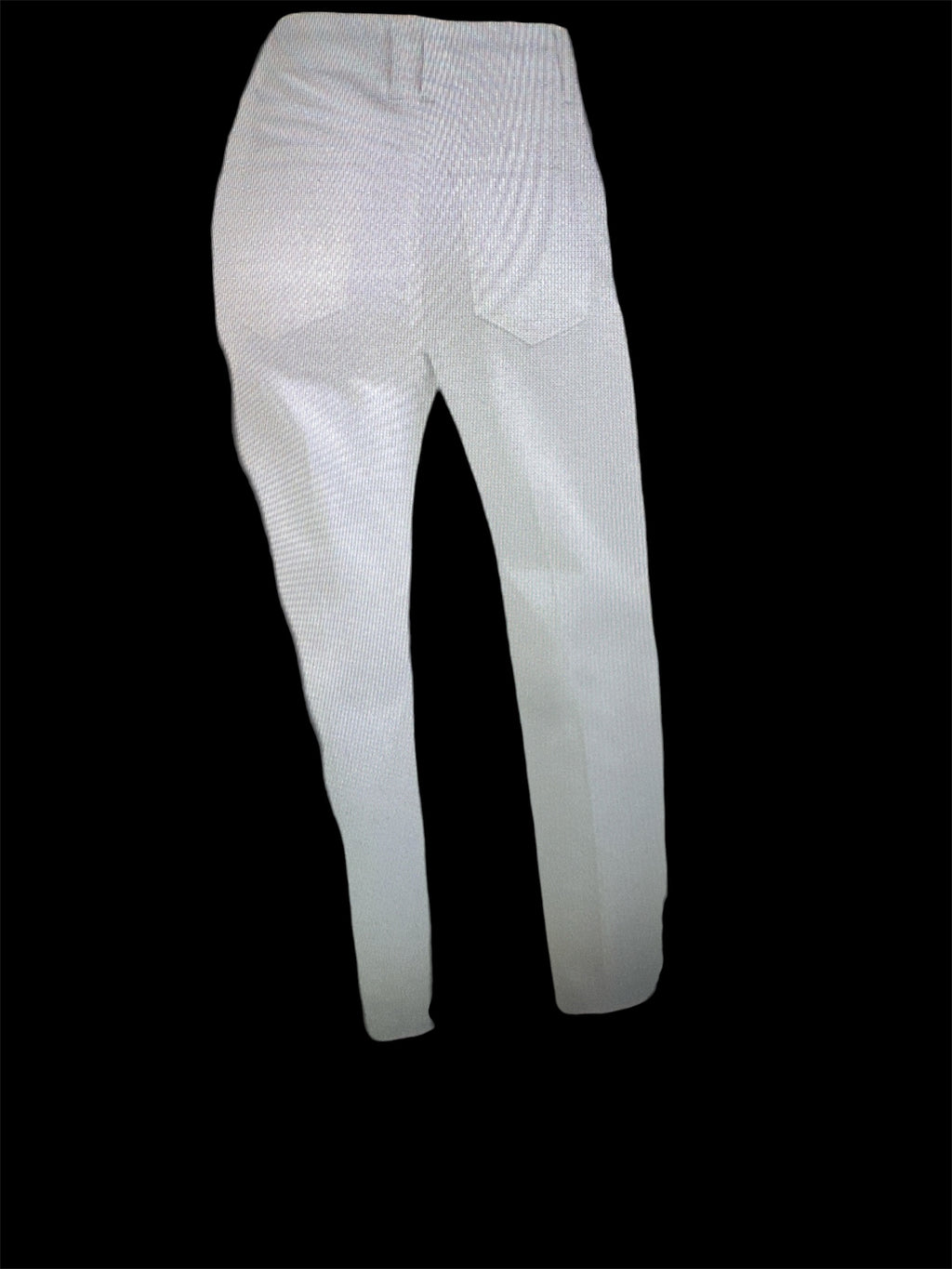 TC High Rise Ankle Wide Pants - White