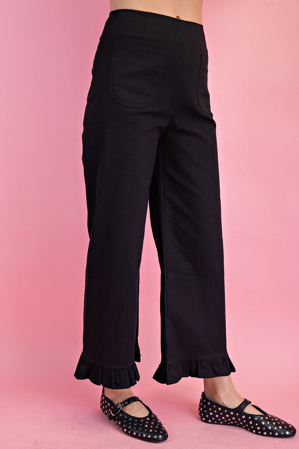 Colette Cropped Wide-Leg Pants