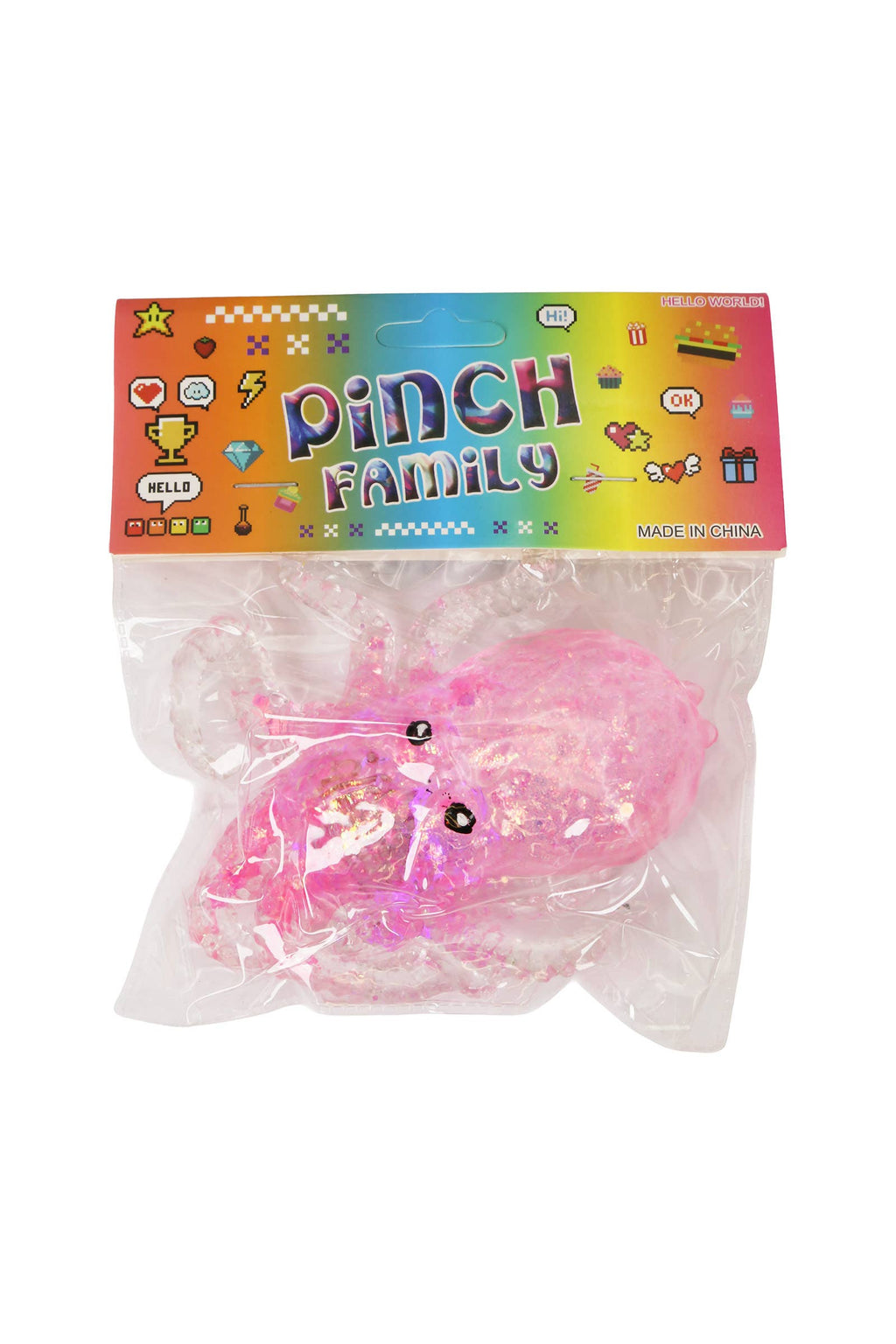 Octopus Glittery Squishy