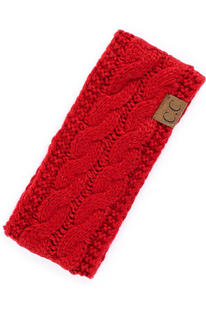 C.C Cable Knit Solid Headband