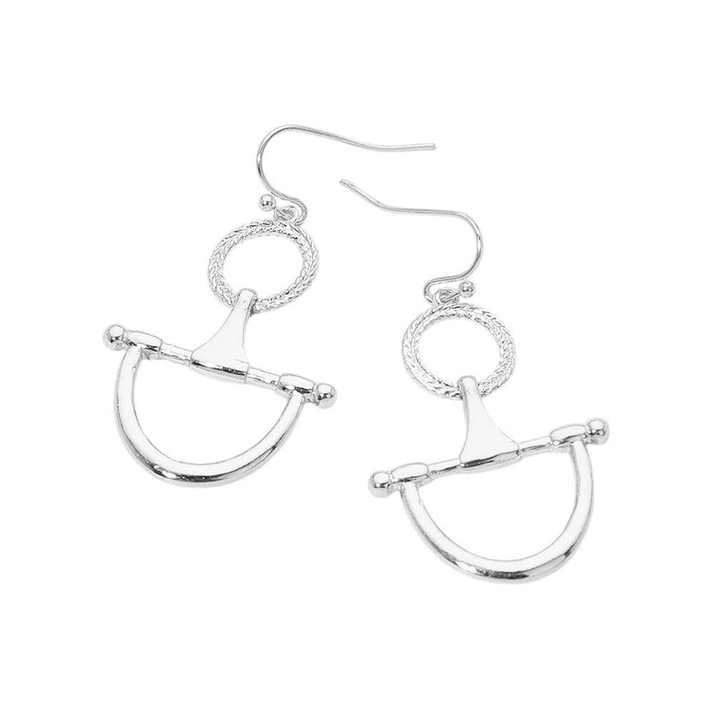 Horseshoe Drop Earrings