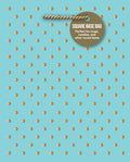 Robin's Egg-Gold Swiss Dots Small Square Tote Bag