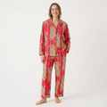 Orange Pink Tiger PJ Set
