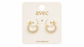 Sparkling Horseshoe Studs