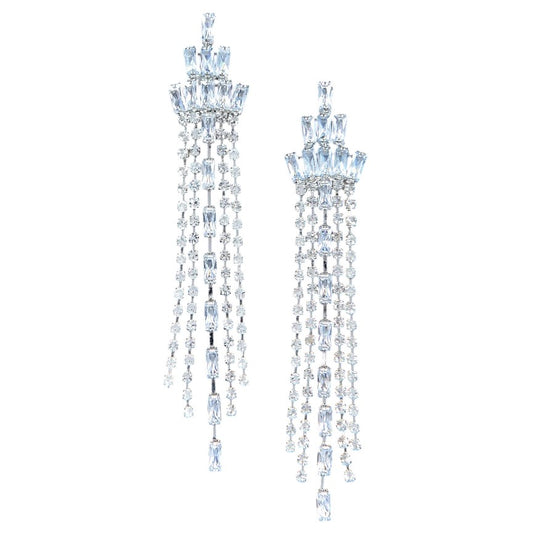 Rhinestone Dangle Earrings