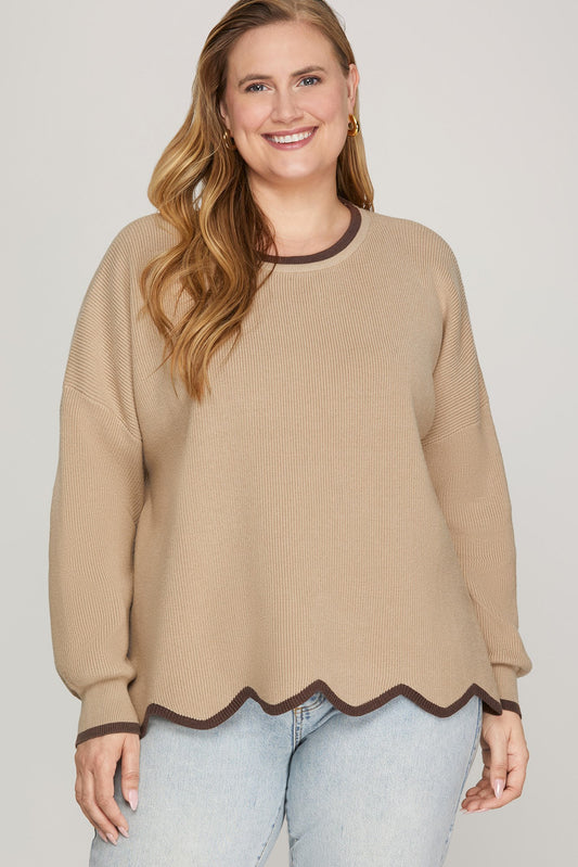 PS-Mocha W/Brown Trim