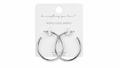 Silver Hoop Earrings