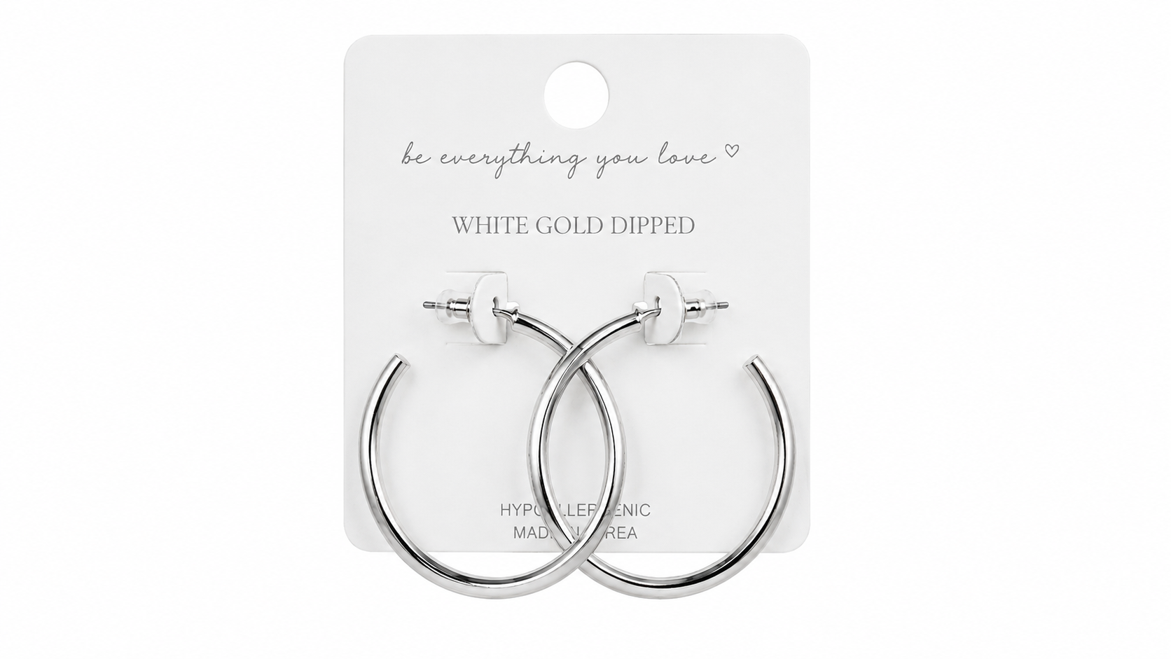 Silver Hoop Earrings