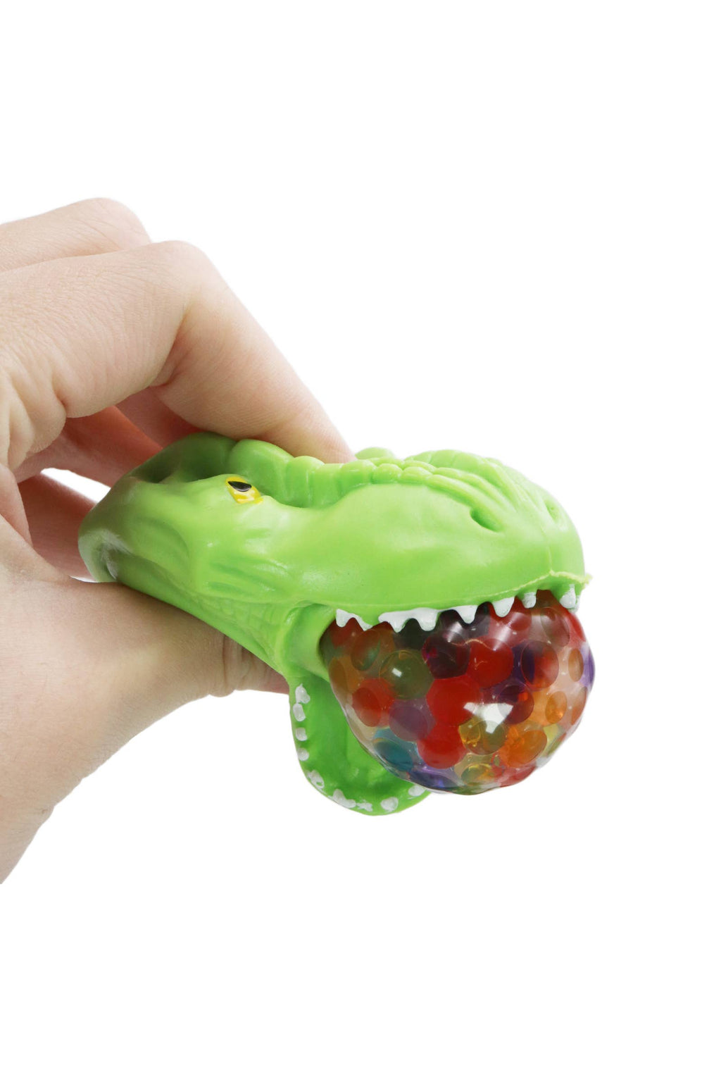 T-rex Dino Head Water Beads Filled Squishy Toy