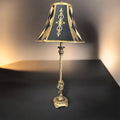 Gold and Black Harlequin Design Lamp