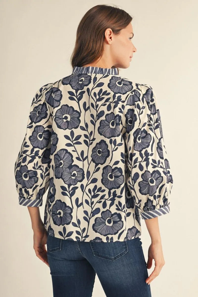 Floral Long Sleeve Blouse