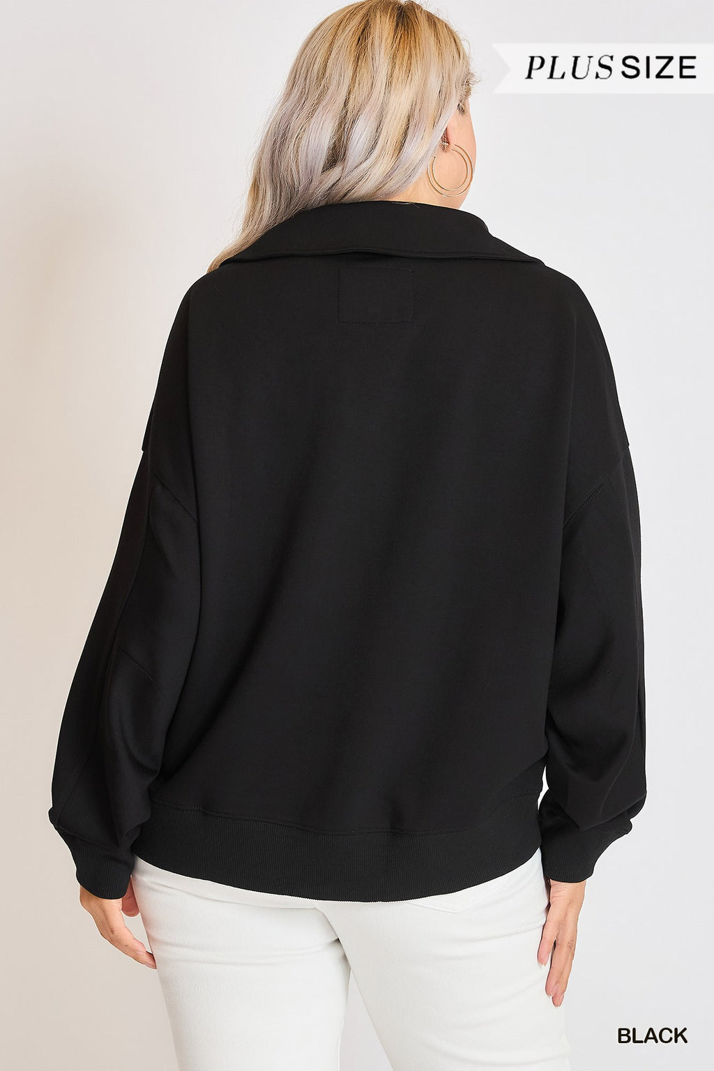 PS-Luxeknit Chic Ease Collared Pullover