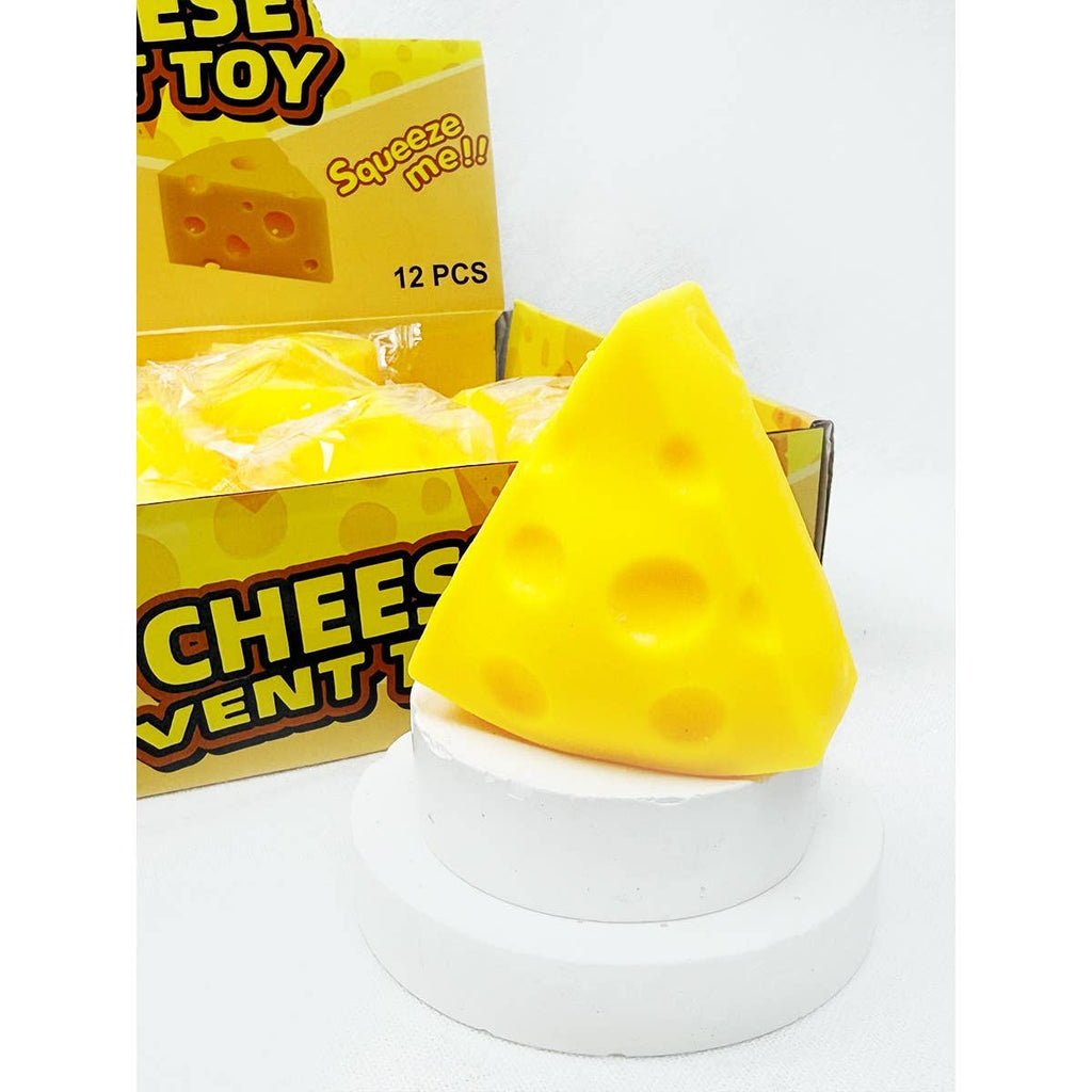 Viral Triangle Cheese Squishy Toy