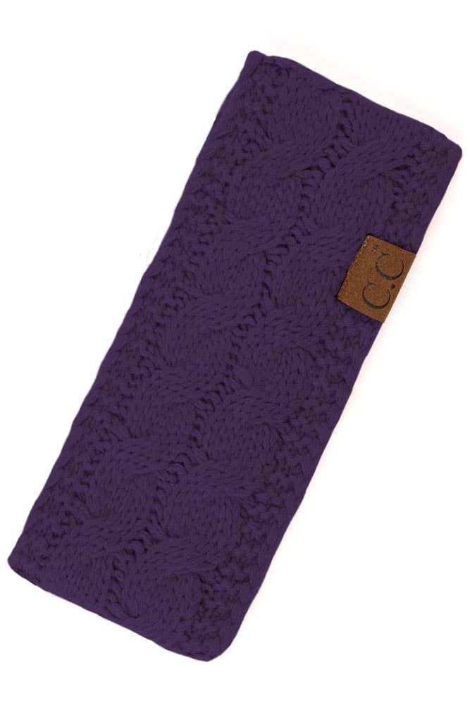 C.C Cable Knit Solid Headband