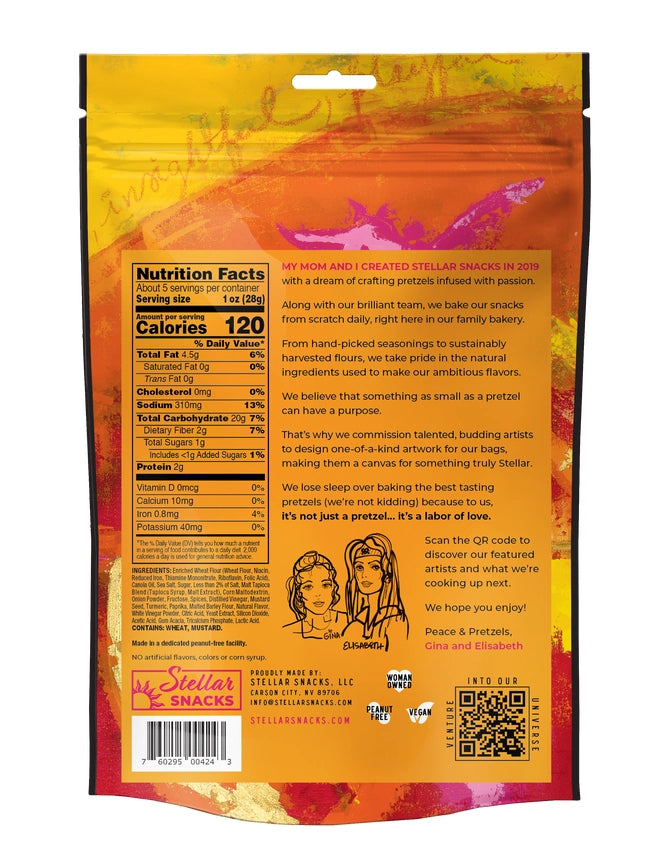 French Dijon Stellar Pretzels 5 oz