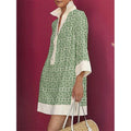 Clover Chic Collared Dress