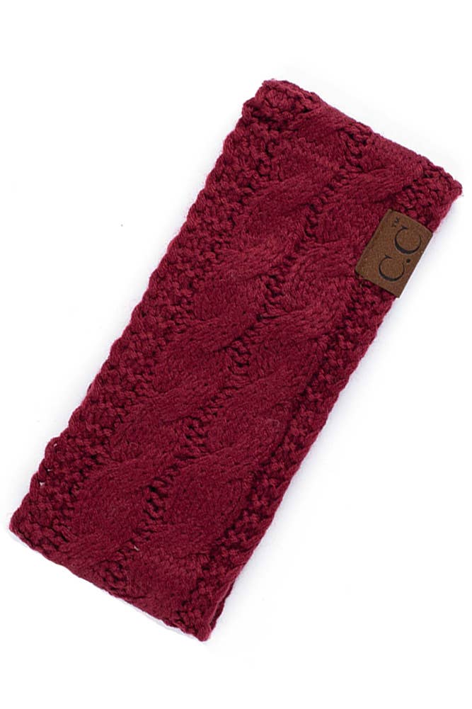 C.C Cable Knit Solid Headband
