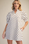 Ruffle V-Neck Dress