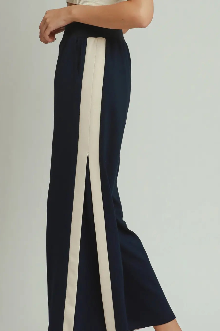 Colorblock Side Stripe Pants and Raglan Top