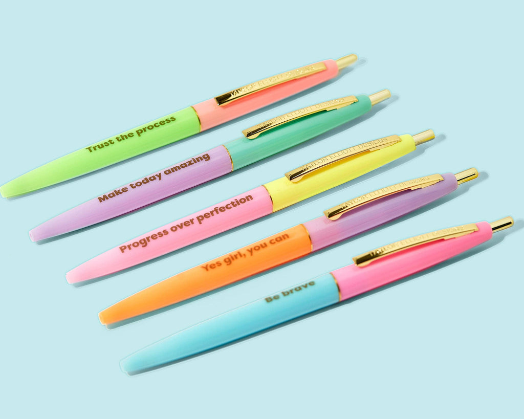 5 Piece Pen Set - Motivational