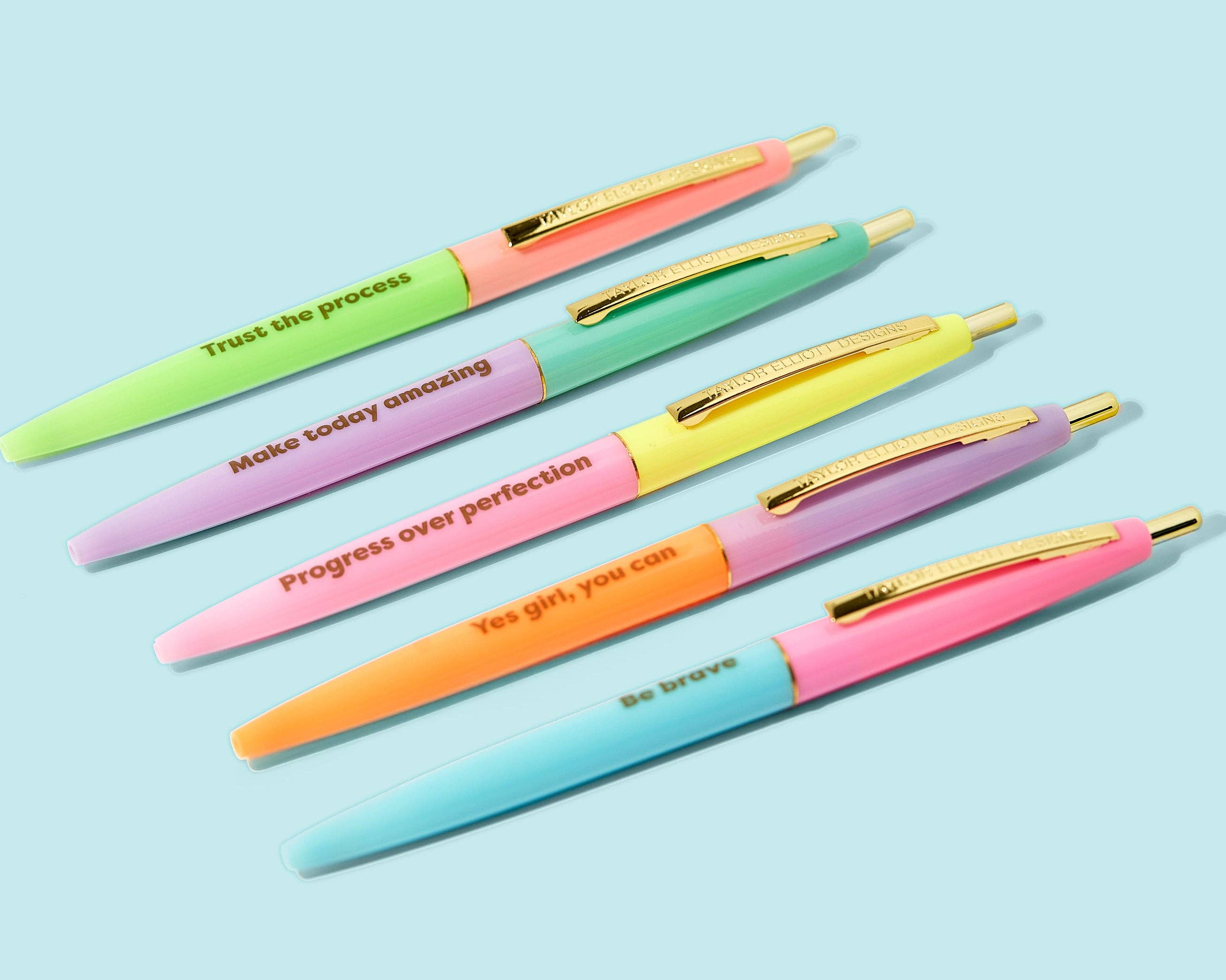 5 Piece Pen Set - Motivational