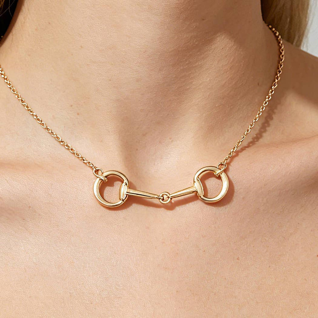 Interlocked Wind Up Chain Necklace