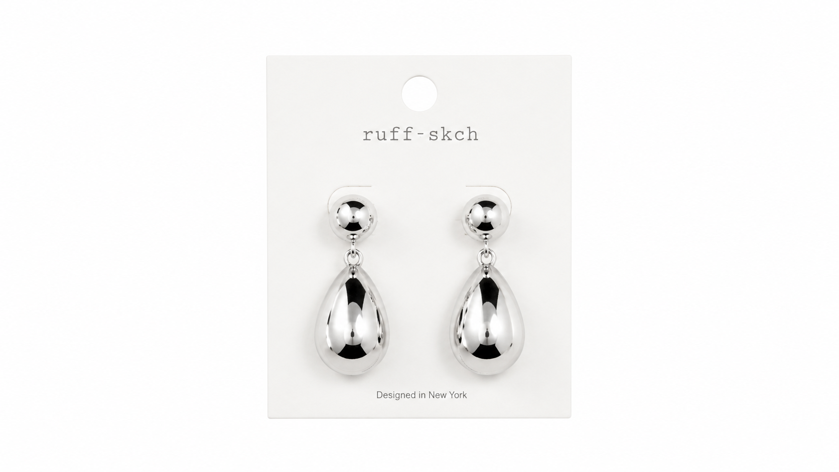 Silver Drop Earrings