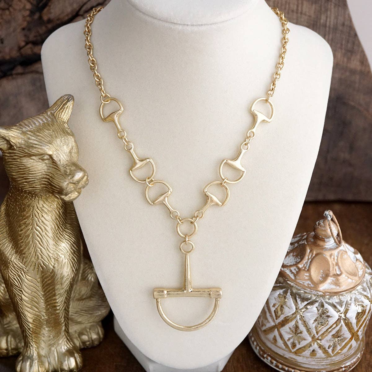 Horse Bit Chain Necklace