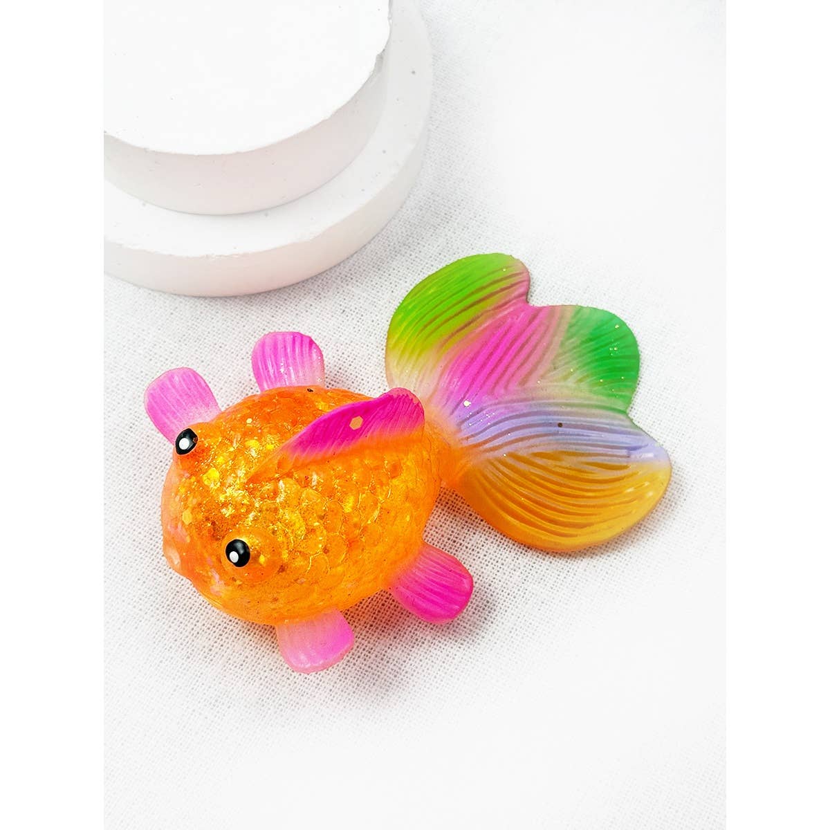 Gradient Color Maltose Gold Fish Squishy
