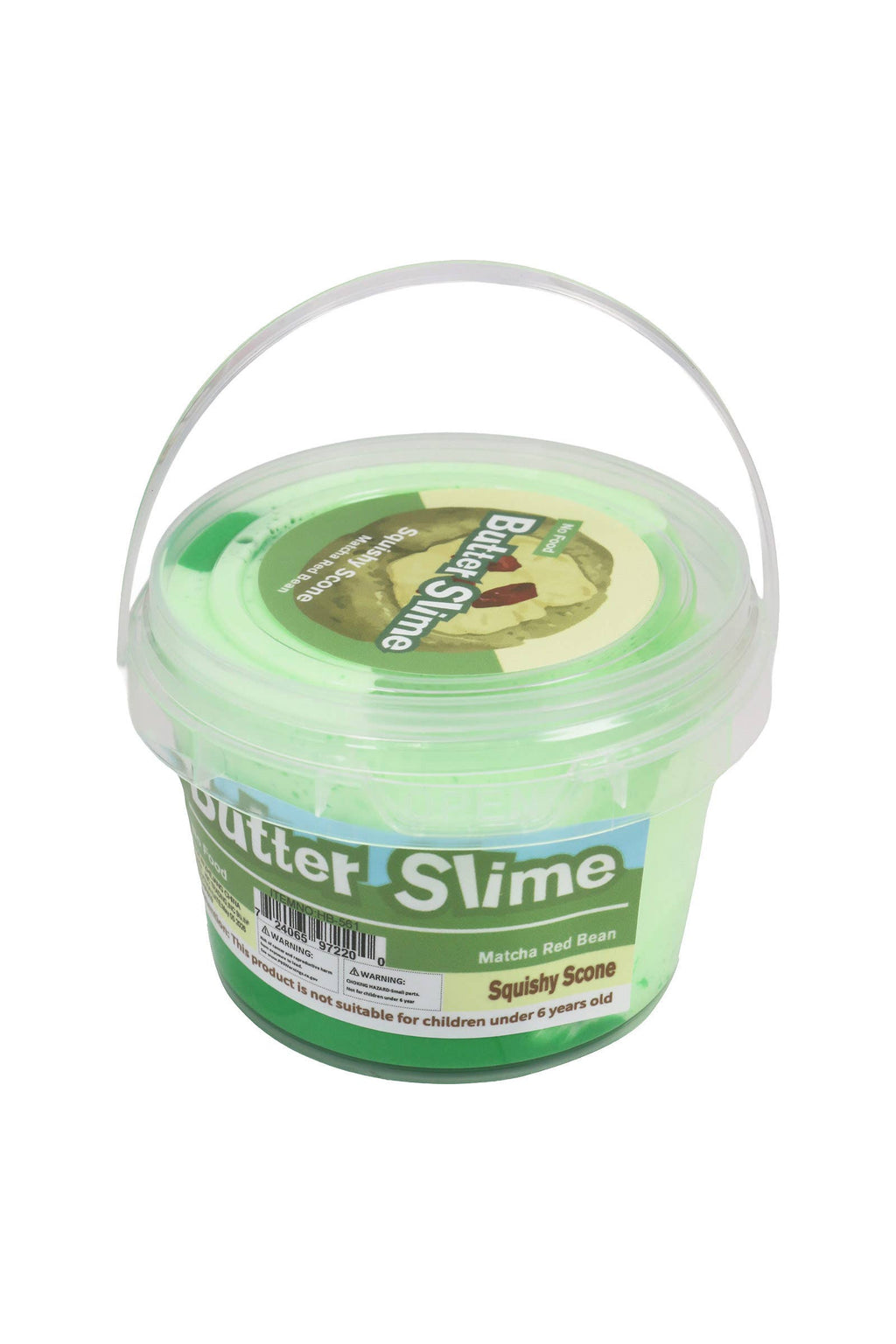 Scone Dessert Theme Multi-Tone Colorful Butter Slime Jar
