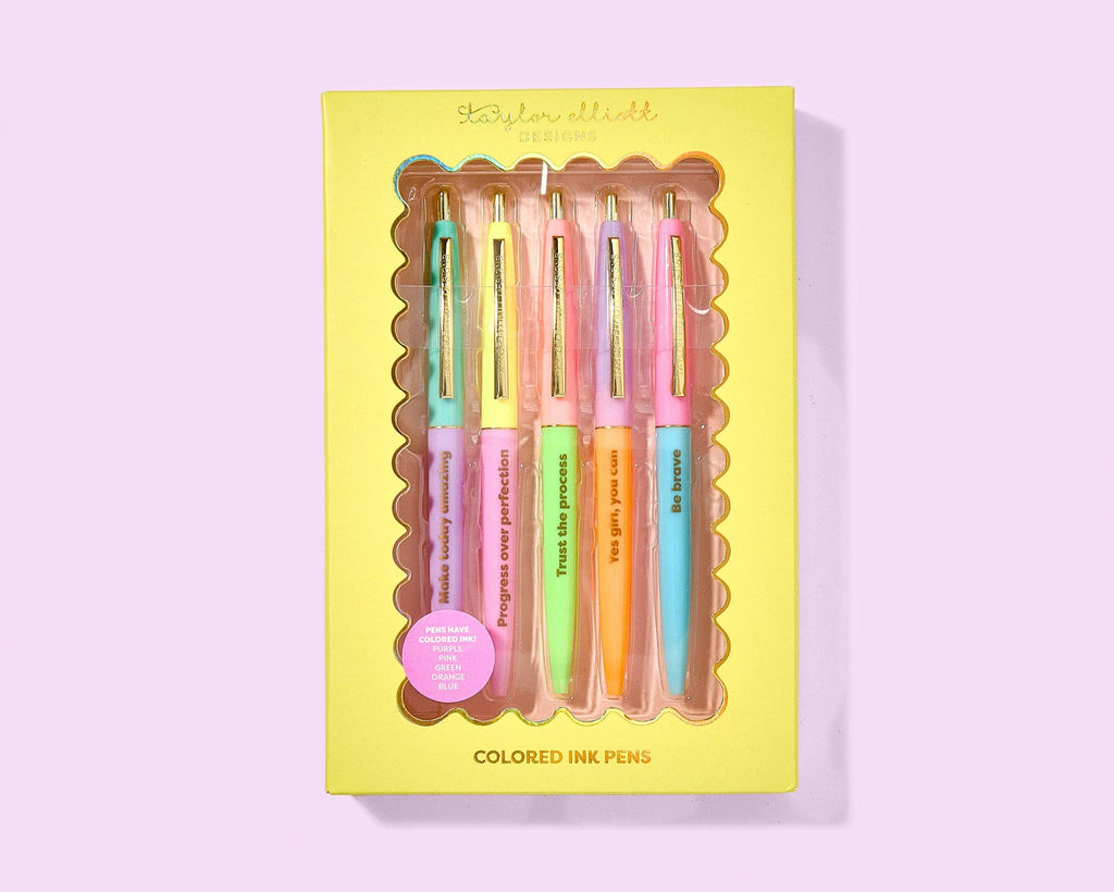 5 Piece Pen Set - Motivational