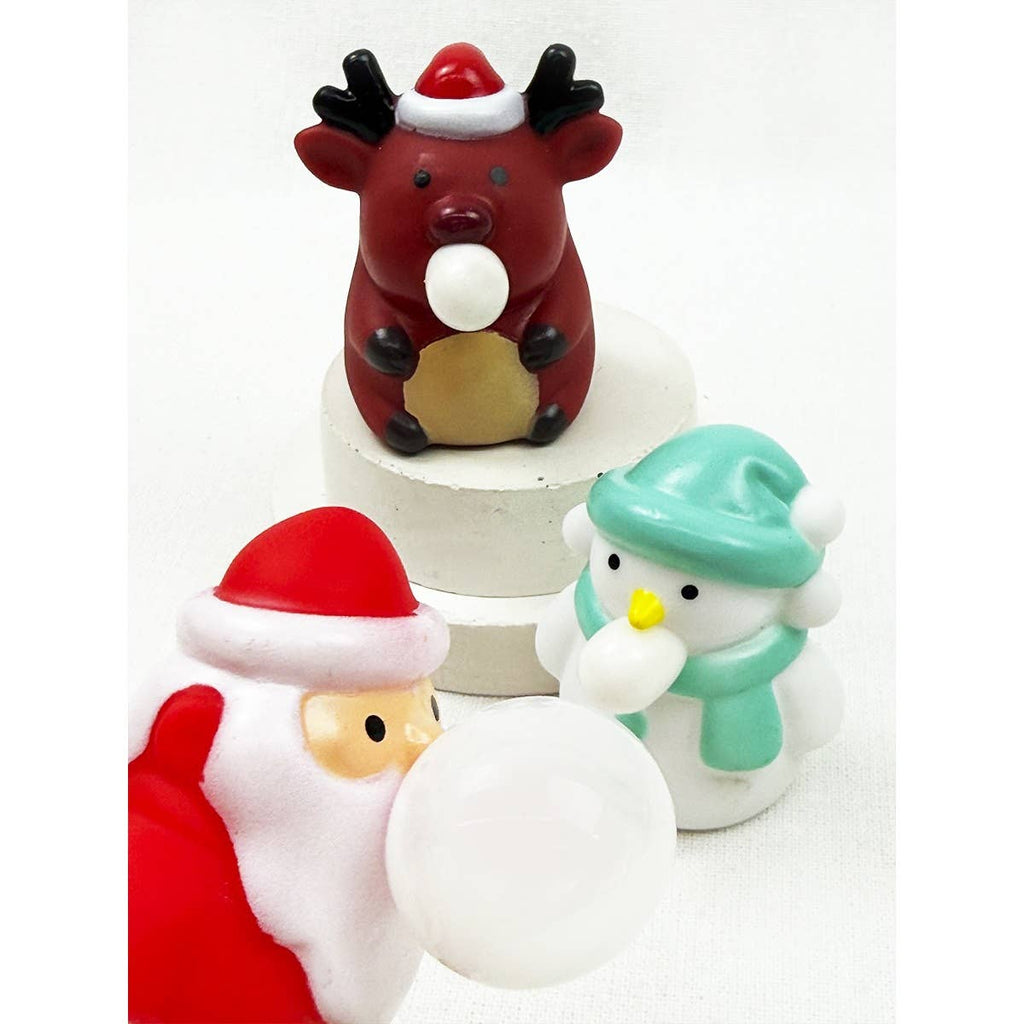 Blow Bubble Cute Christmas Character Squishy