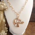 Sculpted Horse Pendant Necklace