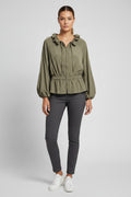 Long Sleeve Olive Blouse