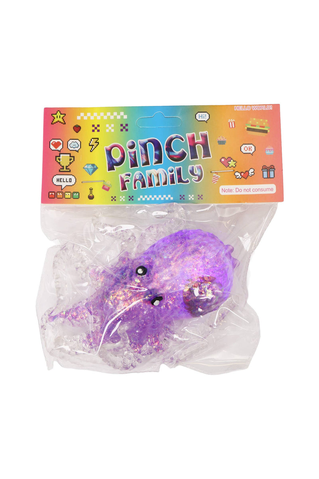 Octopus Glittery Squishy