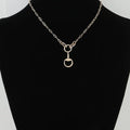 Gold Equestrian Twisted Necklace