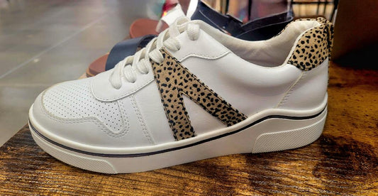 Alta White/Leopard Shoe